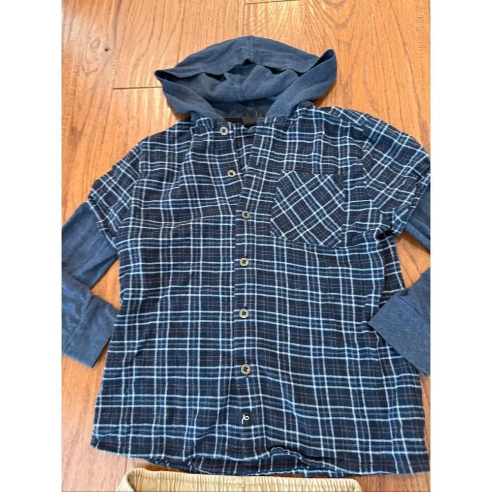 Boys size 7 dress shirt and khaki pants bundle Ralph Lauren Joes Art Class